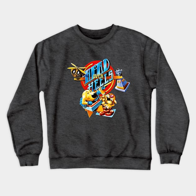 Head over Heels - Logo Crewneck Sweatshirt by RetroTrader